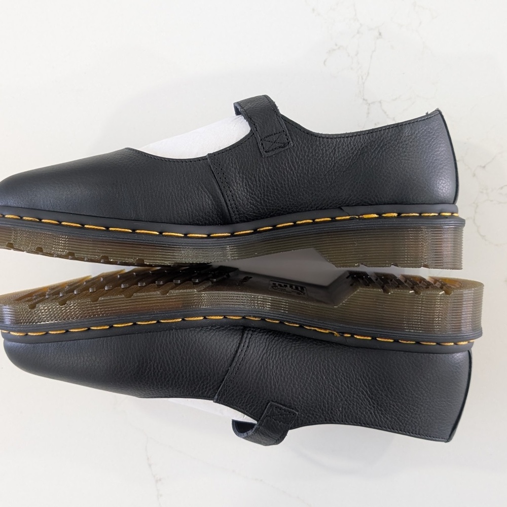 Dr. Martens Elphie Virginia Leather Mary Jane Shoes Women’s US 10 EU 42 Black - Picture 10 of 14
